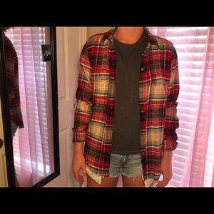 AEO oversized flannel